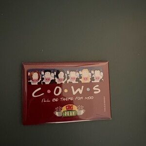 Cows magnet - spoof on friends